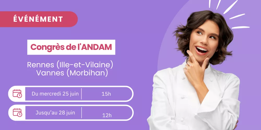 Bannière de l'événement : Congrès de l'ANDAM