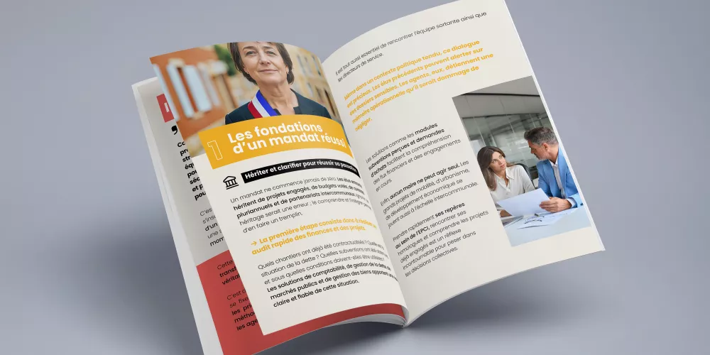 Mockup du guide téléchargeable Élus2026