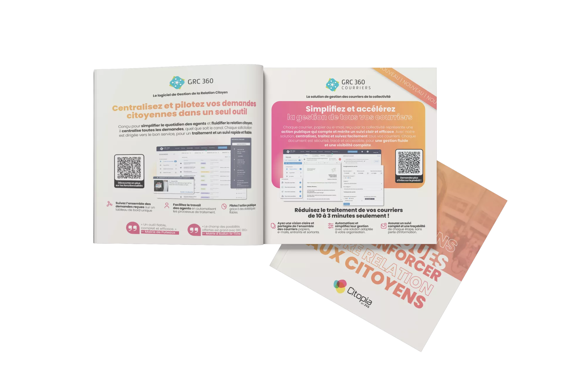 Mockup de la brochure Citopia