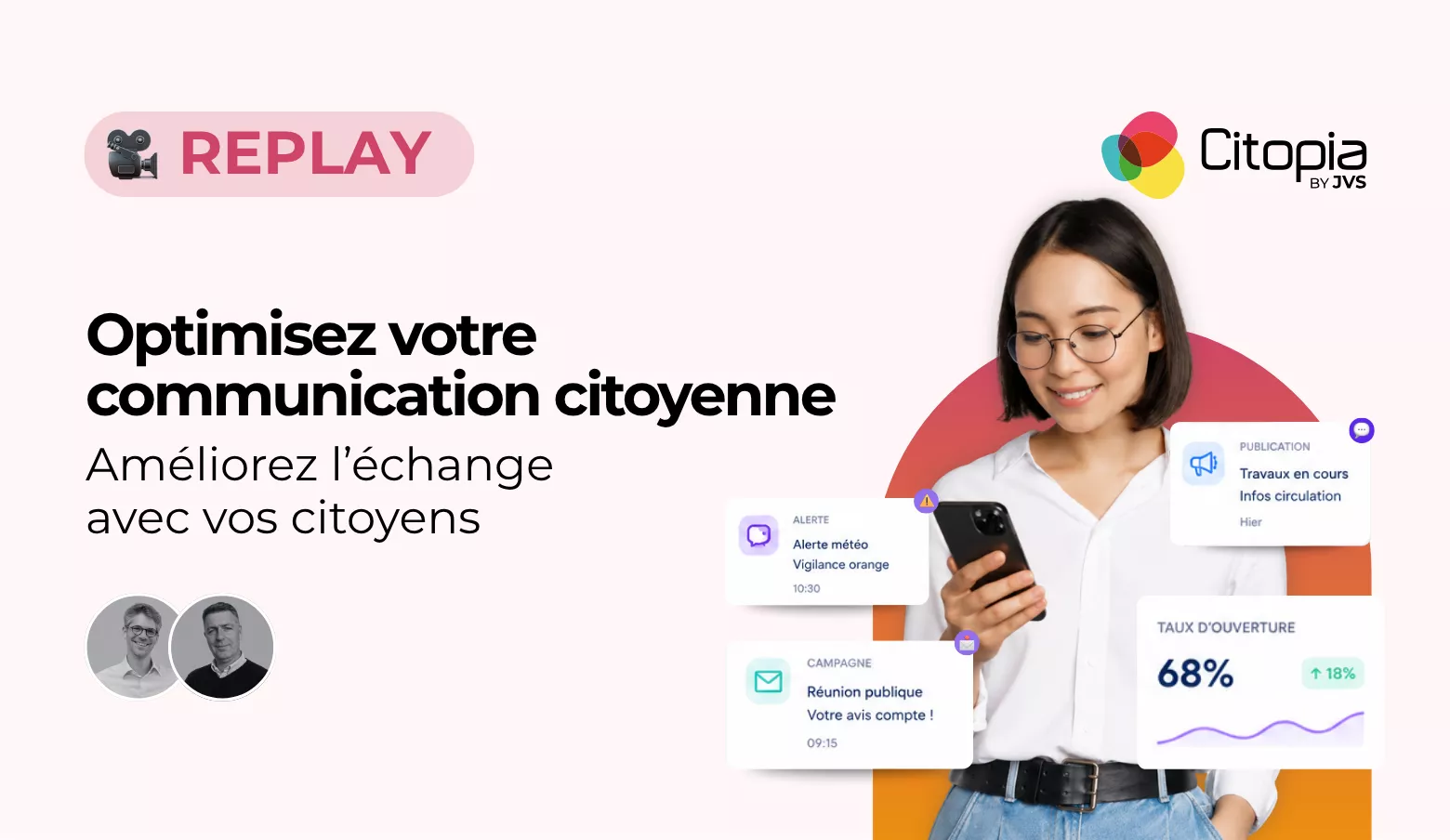 Bannière du replay optimisez votre communication citoyenne