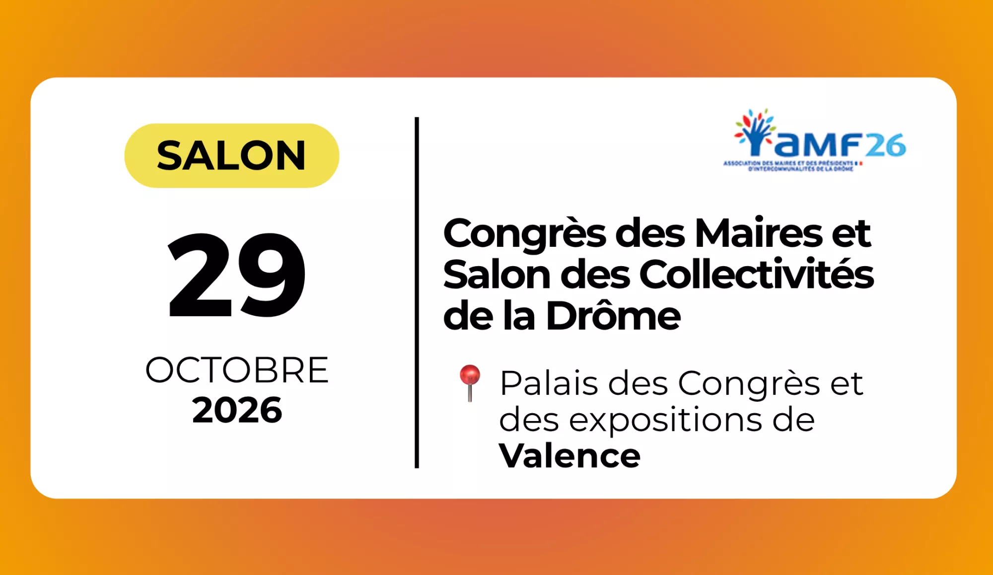 Congrès et Salon des Collectivités de la Drôme