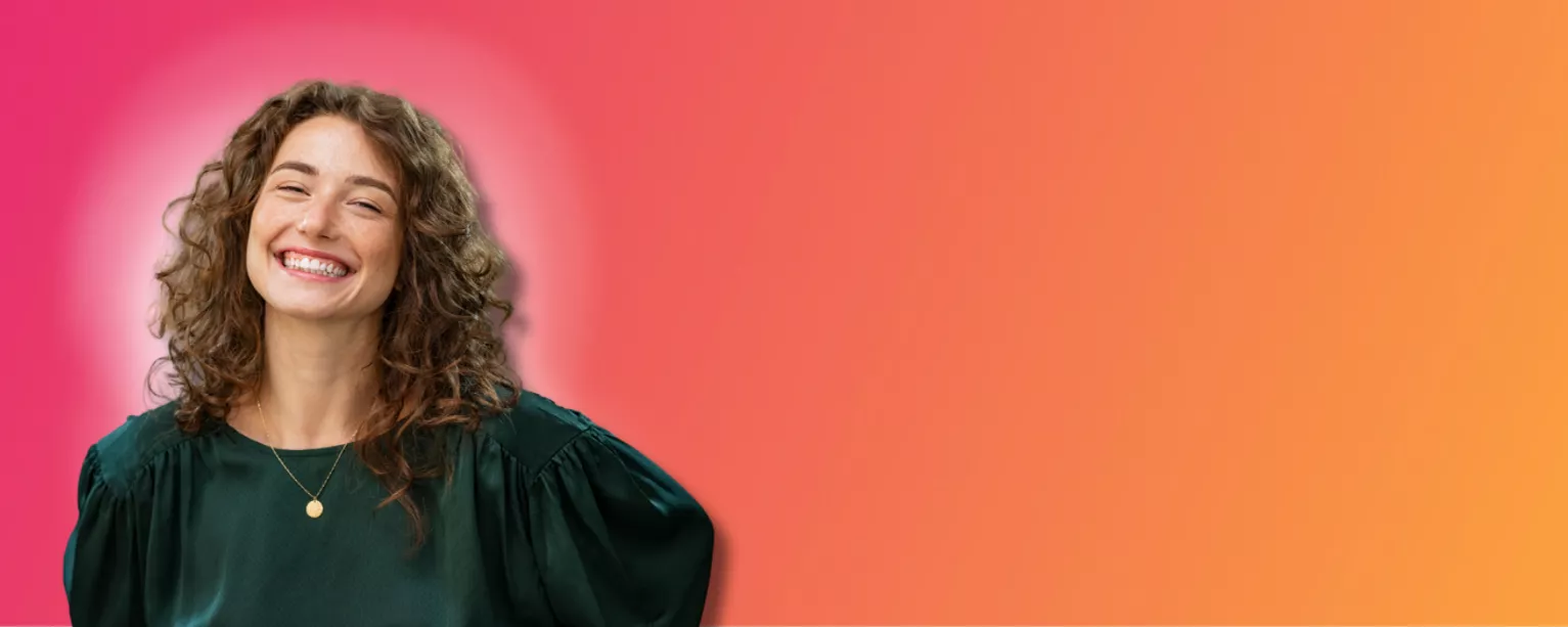 Femme souriante